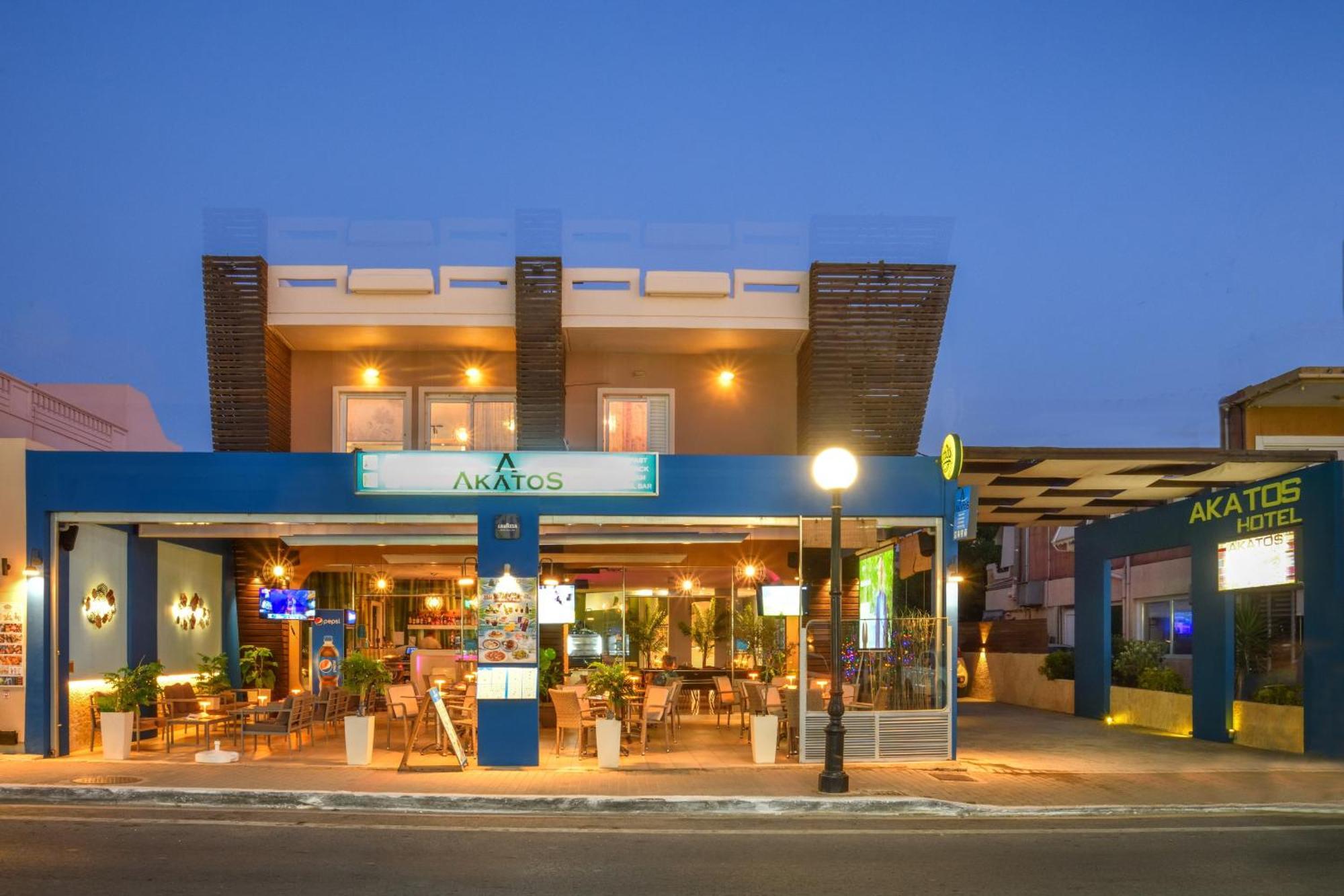 Akatos Hotel Агия-Марина Экстерьер фото